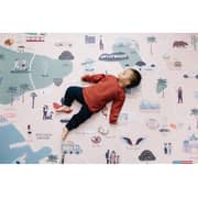 Milk It Baby Los Angeles Play Mat, City Tour Collection 100% TPU Foam Reversible Mat