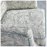 Molly Single Seater Armchair Teal/Beige/Grey