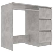 vidaXL Desk Concrete Grey 90x45x76 cm Engineered Wood vidaXL Desk Concrete Grey 90x45x76 cm Engineered Wood