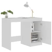 Vidaxl Desk White 100x50x76 Cm Engineered Wood Vidaxl Desk White 100x50x76 Cm Engineered Wood