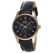 Omax PL11R22I Women's Multifunction Leather Watch Omax PL11R22I Women's Multifunction Leather Watch