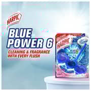 Harpic Toilet Block Blue Power 6 Floral Burst 39g