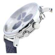 Timex Fairfield Supernova Quartz Navy Blue Leather Watch For Men TW2R97700 Timex Fairfield Supernova Quartz Navy Blue Leather Watch For Men TW2R97700