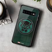 Marvel Green Logo Black Panther Samsung S10 Cover