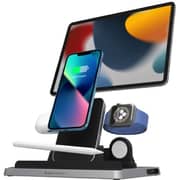 Adam Elements OMNIA Q5 5-in-1 Wireless Charging Station Black