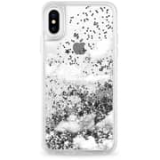 Casetify Glitter Case iPhone Xs/X Silver Clouds Casetify Glitter Case iPhone Xs/X Silver Clouds