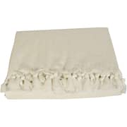 3 Piece Balera Pique Set Cotton Cream Single Bedding Set