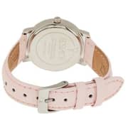 Ecstacy Pink Leather Analog Watch For Women E9503-SLPMS