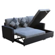 Capri Corner SofaBed with Pull Out Storage Grey Capri Corner SofaBed with Pull Out Storage Grey
