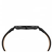 Timex Metropolitan Quartz Black Leather Watch For Men TW2R50100