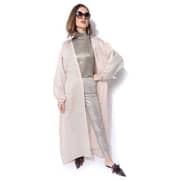 Miella Blush Pink Sheer Textured Shrug Free Size Miella Blush Pink Sheer Textured Shrug Free Size