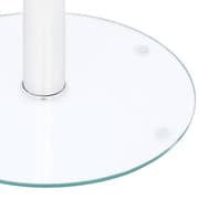 vidaXL Coffee Table Transparent 40 cm Tempered Glass