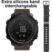North Edge Apache Men's Outdoor Sport Digital Wrist Watch Multifunctional Smart Watch Swimming Military Army Watches Altimeter Barometer Compass Waterproof 50m