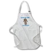 3Drose Talk To The Hamsa. Popular Jewish Saying. Israel. Jerusalem. - Full Length Apron, 22 By 30-Inch, Black, With Pockets (Apr_218146_4)