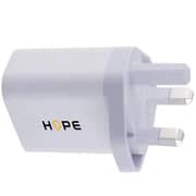 Hope USB-C Fast Wall Charger White Hope USB-C Fast Wall Charger White
