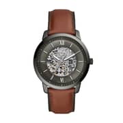 Fossil Men's Automatic Watch, Analog Display And Leather Strap - Me3161 Fossil Men's Automatic Watch, Analog Display And Leather Strap - Me3161