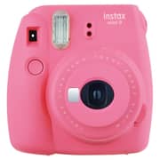 Fujifilm INSTAX Mini 9 Instant Film Camera Flamingo Pink + Leather Bag