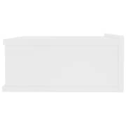 vidaXL Floating Nightstand White 40x30x15cm Engineered Wood vidaXL Floating Nightstand White 40x30x15cm Engineered Wood
