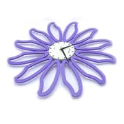 Orient Spider Flower Wooden Purple Wall Clock Orient Spider Flower Wooden Purple Wall Clock