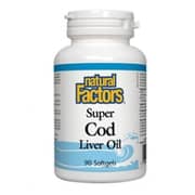 Natural Factors Super Cod Liver Oil 90Softgels