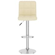 Vidaxl Bar Stools 2 Pcs Cream Fabric Vidaxl Bar Stools 2 Pcs Cream Fabric