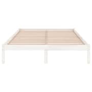 Vidaxl Bed Frame White Solid Pinewood 150x200 Cm 5ft King Size Vidaxl Bed Frame White Solid Pinewood 150x200 Cm 5ft King Size