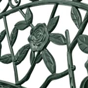 Vidaxl Garden Bench 100 Cm Cast Aluminium Green Vidaxl Garden Bench 100 Cm Cast Aluminium Green