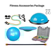 Live Up Basu Ball LS3570, Expander Tube Set LS3218, Gymnic ball LP8201-65cm, Balance Board LS3354, Dumbbell set vinyl 10kg Ls2308, Body weight bar LS3285- Bundle Live Up Basu Ball LS3570, Expander Tube Set LS3218, Gymnic ball LP8201-65cm, Balance Board LS3354, Dumbbell set vinyl 10kg Ls2308, Body weight bar LS3285- Bundle