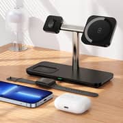 Duzzona 3 In 1 Charging Station Black