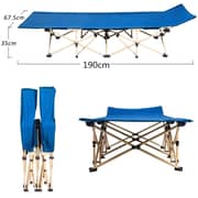 Al Saqer Camping Folding Bed Stable Portable Collapsible Foldable Camping Cot For Outdoor Indoor With Bag (multicolours)