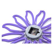 Orient Spider Flower Wooden Purple Wall Clock Orient Spider Flower Wooden Purple Wall Clock