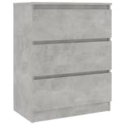 Vidaxl Sideboard Concrete Grey 60x35x76 Cm Engineered Wood Vidaxl Sideboard Concrete Grey 60x35x76 Cm Engineered Wood