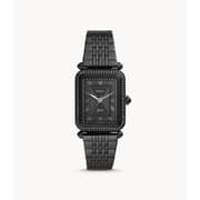 Fossil Lyric Three-Hand Black Stainless-Steel Watch ES4722 Fossil Lyric Three-Hand Black Stainless-Steel Watch ES4722