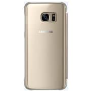 Samsung EFZG935CFEGAE Clear View Cover Gold For Galaxy S7 Edge Samsung EFZG935CFEGAE Clear View Cover Gold For Galaxy S7 Edge