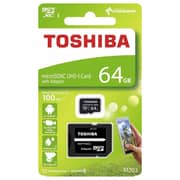 Toshiba UHS1 MicroSD 64GB With Adaptor THNM203K0640EA Toshiba UHS1 MicroSD 64GB With Adaptor THNM203K0640EA