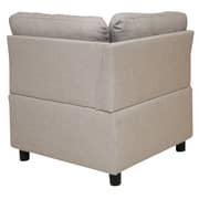 Pan Emirates Hatyard Corner Single Seater Sofa Charcoal