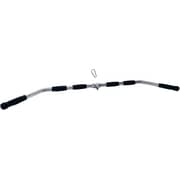 ULTIMAX LAT Pull down Bar, Solid Steel Tricep Press Down Bar with Rubber Handgrips & Revolving Hanger, Multi-Exerciser Cable Attachment Bar-48 inch