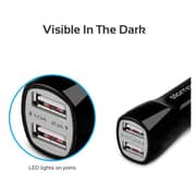 Promate VIVID 3100mAh Dual USB Car Charger Black