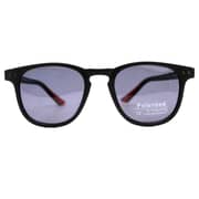 Ray Polo Sunglasses Black Squared Polarized Unisex