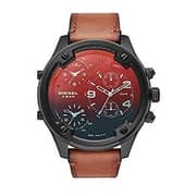 Diesel DZ7417 Chronograph Brown Leather Mens Watch