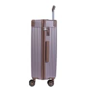 Para John 4 Wheels Luggage Travel Trolley Set 3pcs(20+24+28 Inches) Rose Gold