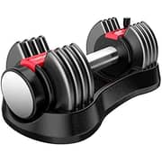 ULTIMAX Adjustable Single Dumbbell 1S Fast Weight Adjustable for Men Exercise Equipment Training Adjustable Weights and Dumbbells Arm Muscle Fitness Dumbbell 25LB