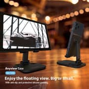 Rockrose Foldable Desktop Phone Stand Black Rockrose Foldable Desktop Phone Stand Black