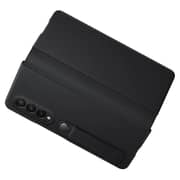 Samsung Galaxy Z Fold3 5G Leather Flip Stand Cover Black