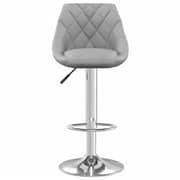 Vidaxl Bar Stool 2 Pcs Light Grey Velvet Vidaxl Bar Stool 2 Pcs Light Grey Velvet