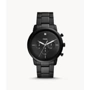 Fossil Neutra Chronograph Black Stainless Steel Watch FS5583