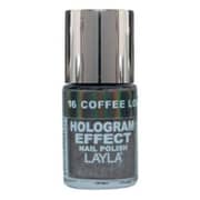 Layla Hologram effect Nail Polish Coffe Love 016