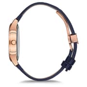 Omax Masterpiece Collection Blue Leather Analog Watch For Men MG33R44I