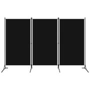 Vidaxl 3-panel Room Divider Black 260x180 Cm Vidaxl 3-panel Room Divider Black 260x180 Cm