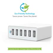 Anker Powerport QC60W 6 Port Wall Adapter White - ANA2123K22